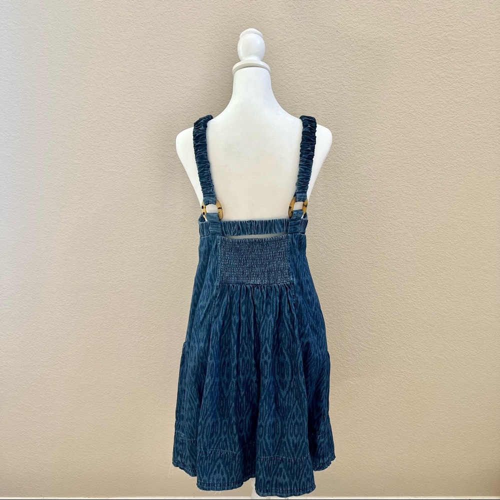 NWT Pilcro Ikat Denim Mini Sundress - Picture 6 of 8